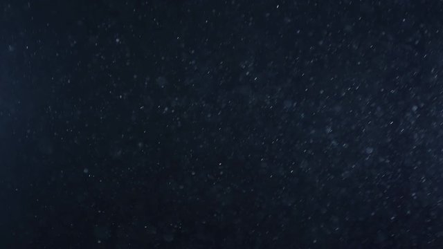 Floating dust particles