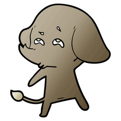 cartoon elephant remembering