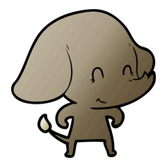 cute cartoon elephant