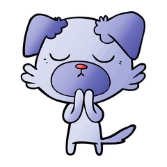 cute cartoon dog