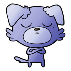 cute cartoon dog