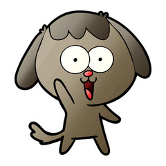 cute cartoon dog