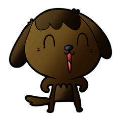 cute cartoon dog