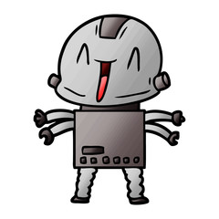 cartoon robot