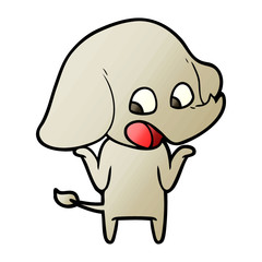 cute cartoon elephant