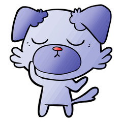 cute cartoon dog