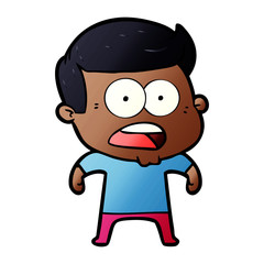 cartoon shocked man