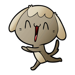 cute cartoon dog