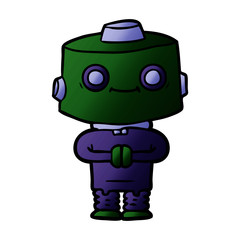 cartoon robot