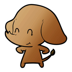 cute cartoon elephant