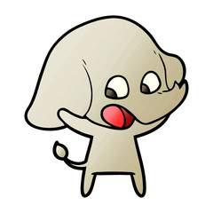 cute cartoon elephant
