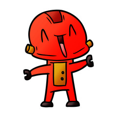 Obraz premium cartoon robot