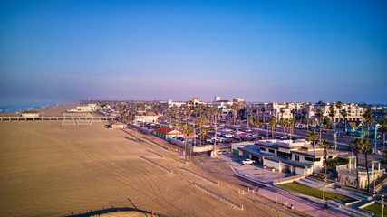 Huntington Beach at Sunrise