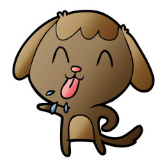 cute cartoon dog