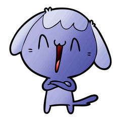 cute cartoon dog