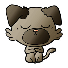 cute cartoon dog