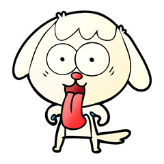 cute cartoon dog
