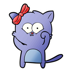 Fototapeta premium cartoon cat