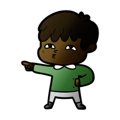 cartoon man confused