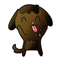 cute cartoon dog