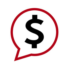 dollar sign money icon