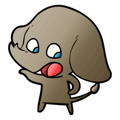 cute cartoon elephant