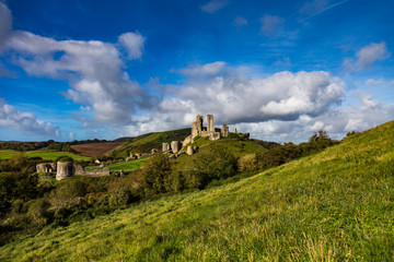 Fototapeta na wymiar England, Dorset, Corfe Castle