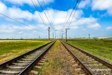 Old railway tracks