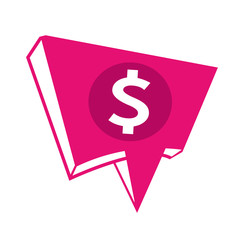 Dollar sign money icon