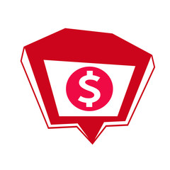 Dollar sign money icon