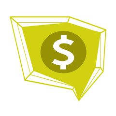 Dollar sign money icon