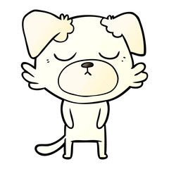 cute cartoon dog