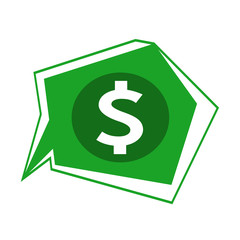 Dollar sign money icon