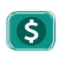 Dollar sign money icon