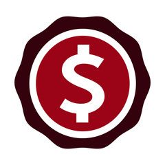 Dollar sign money icon