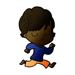 Obraz premium cartoon woman