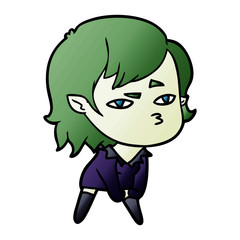 cartoon vampire girl
