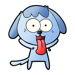 Obraz premium cute cartoon dog