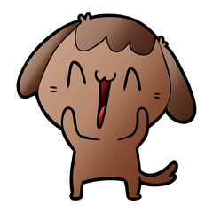 cute cartoon dog