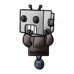 cartoon robot