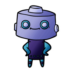 cartoon robot