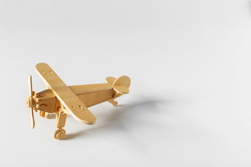 toy airplane isolated