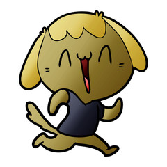 cute cartoon dog