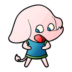 cute cartoon elephant
