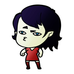 cartoon vampire girl