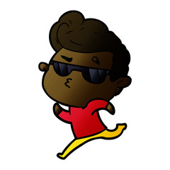 Obraz premium cartoon cool guy