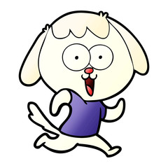 cute cartoon dog