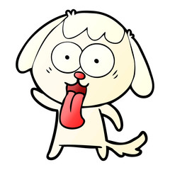 cute cartoon dog