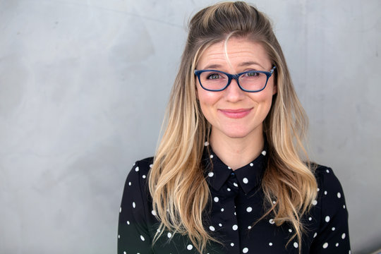 Nerdy old fashioned unusual out of style unique headshot, colorful personality