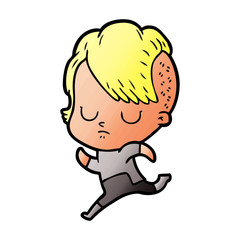 Obraz premium cartoon woman